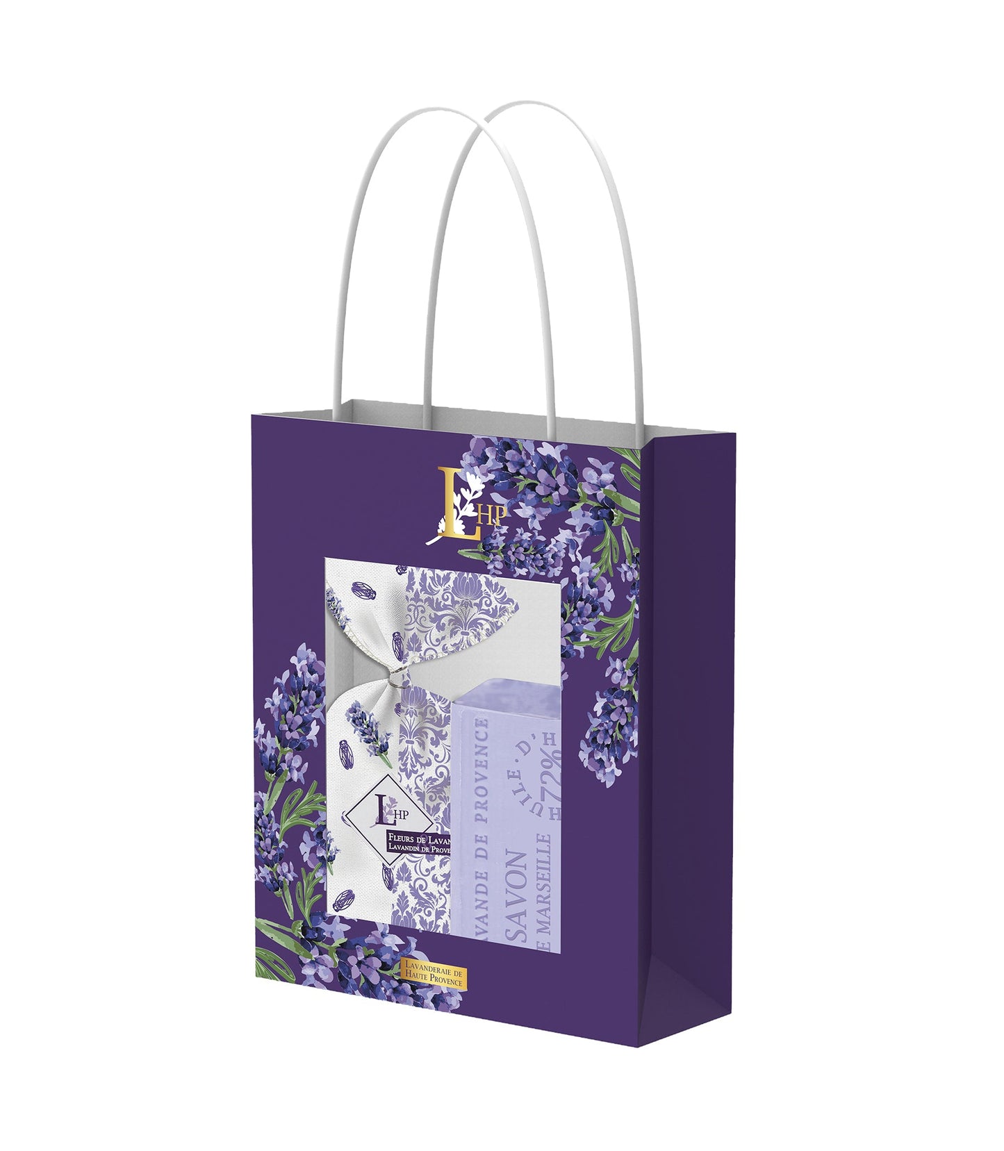 Levandų rinkinys su muilu