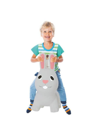 Šokliukas zuikis, pilkas