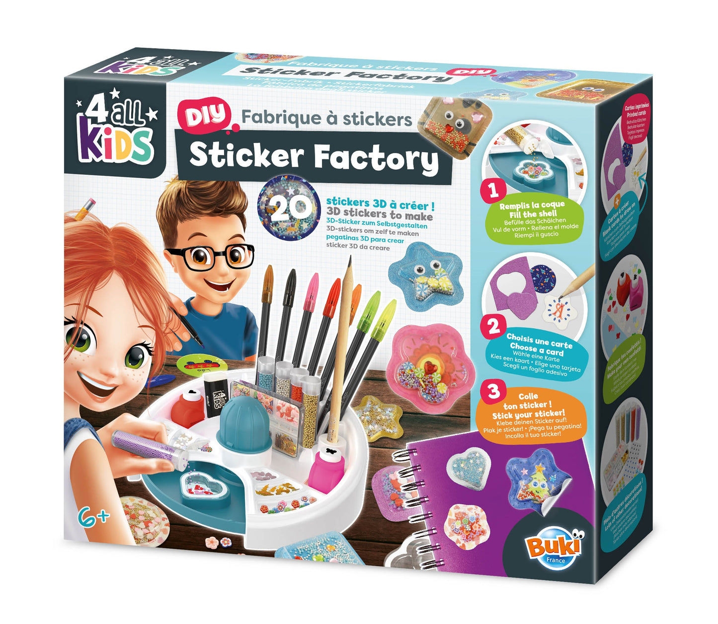 Kūrybinis rinkinys - 3D lipdukų gamybos studija