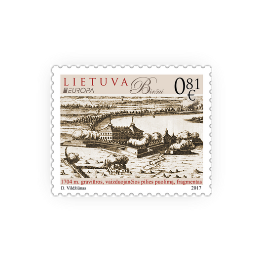 Pašto ženklas „Europa. Biržų pilis“
