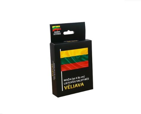 Lietuvos vėliava 50x85 cm, spausta