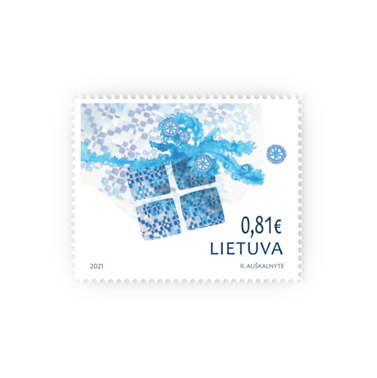 Pašto ženklas. Šv. Kalėdos ir Naujieji metai. Dovanėlė