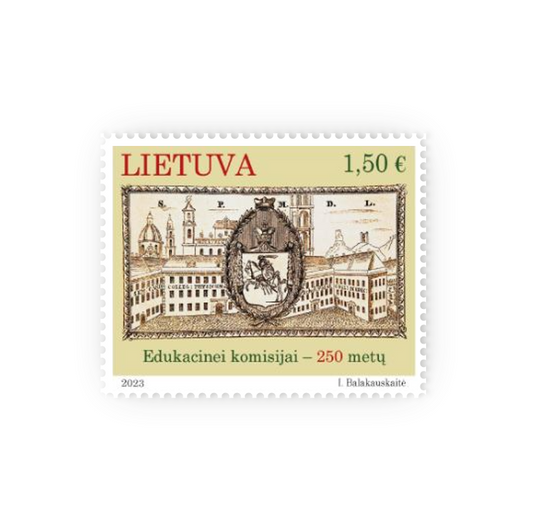 Pašto ženklas „Edukacinei komisijai - 250 metų“