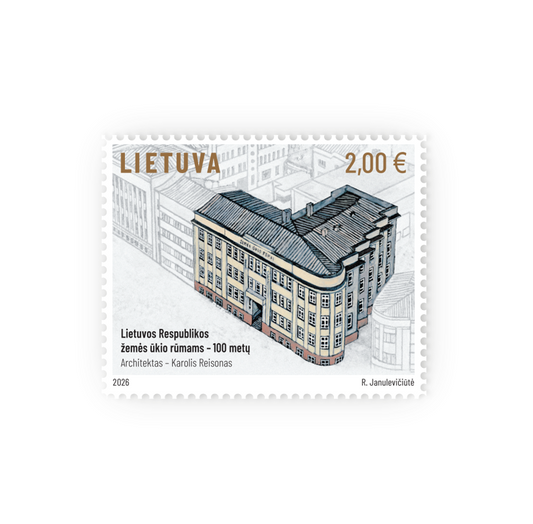 Pašto ženklas Lietuvos Respublikos žemės ūkio rūmams – 100 metų