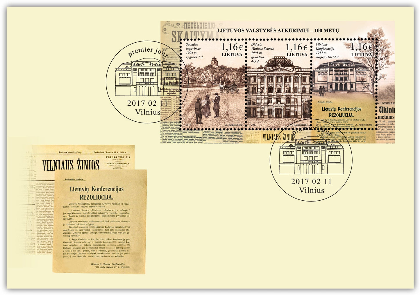2017 02 11 PDV „LIETUVOS VALSTYBĖS ATKŪRIMUI – 100 METŲ"