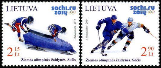 2014 01 18 Serija „ŽIEMOS OLIMPINĖS ŽAIDYNĖS. SOČIS“ (Pašto ženklai išimti iš apyvartos)