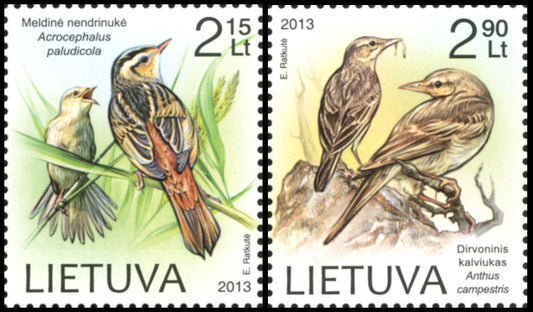 2013 09 07 Serija „LIETUVOS RAUDONOJI KNYGA. MELDINĖ NENDRINUKĖ. DIRVONINIS KALVIUKAS“ (Pašto ženklai išimti iš apyvartos)
